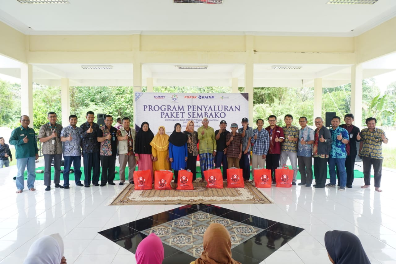 Jelang Idul Adha, UPZ Baznas PKT Bagi 290 Paket Sembako