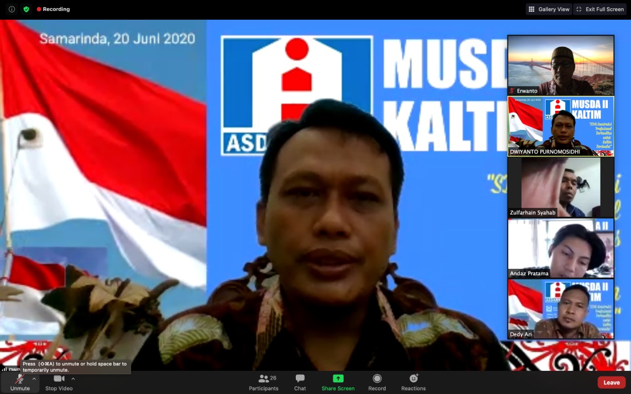 Dwiyanto Purnomosidhi Ketua Umum Asdamkindo Kaltim