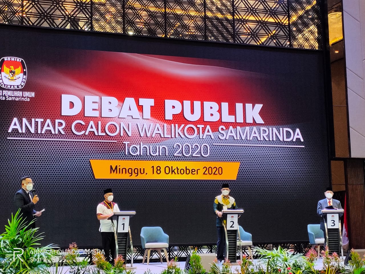 KPU Samarinda: Covid-19, Jadi Isu Utama Dalam Debat Calon Wali Kota Samarinda