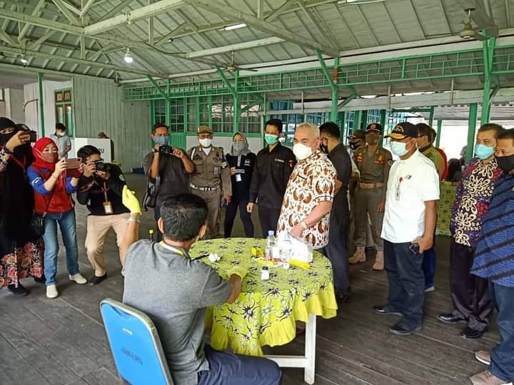 Gubernur Kaltim Pantau TPS, Kaltim Kondusif