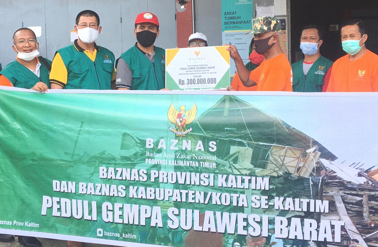 Baznas Kaltim Distribusikan Bantuan Ke Sulbar