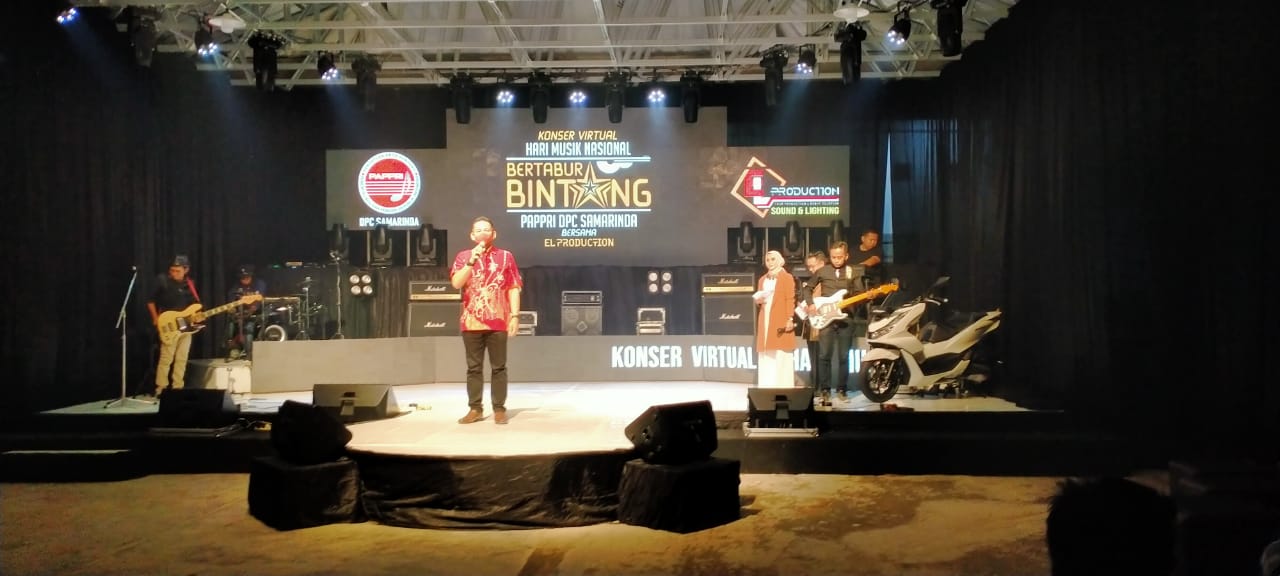 Hadiri Konser Virtual Hari Musik Nasional, Andi Harun : Industri Kreatif Salah Satu Penggerak Ekonomi Kota Samarinda