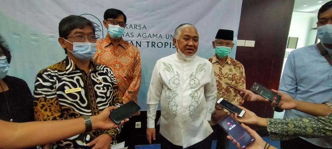 Hadiri Launching IRI – Indonesia Chapter Kaltim, Din Syamsuddin : Kerusakan Hutan Sejatinya Adalah Krisis Moral