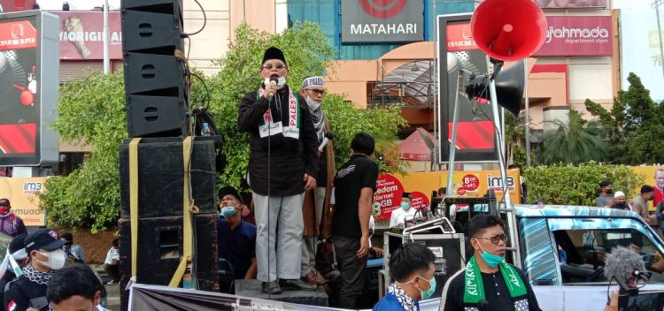 Ikut Aksi Damai Solidaritas Kemanusiaan Untuk Palestina, Masykur Sarmian : Isu Palestina Perlu Dukungan Semua Pihak