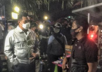 Andi Harun Turun Langsung Himbau Pedagang Taati Protokol kesehatan