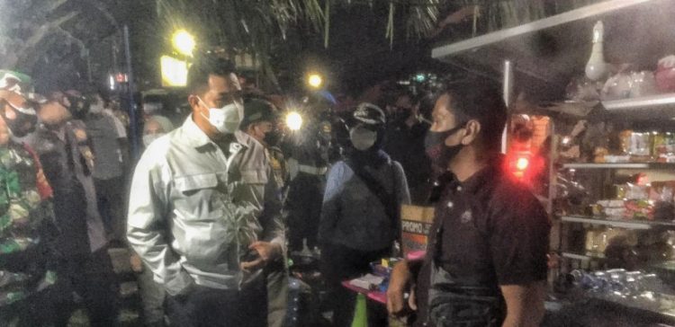 Andi Harun Turun Langsung Himbau Pedagang Taati Protokol kesehatan