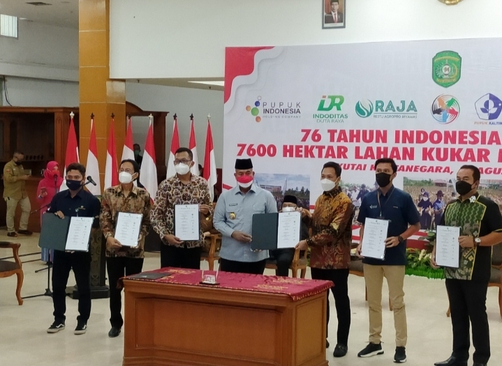 Kado HUT RI, Pemkab Kukar Siapkan 7600 Hektar Lahan Untuk Pertanian