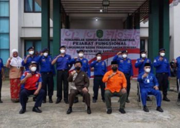 Lantik 34 Pejabat BPBD Kukar, Bupati Kukar Minta Maksimalkan Kinerja ASN