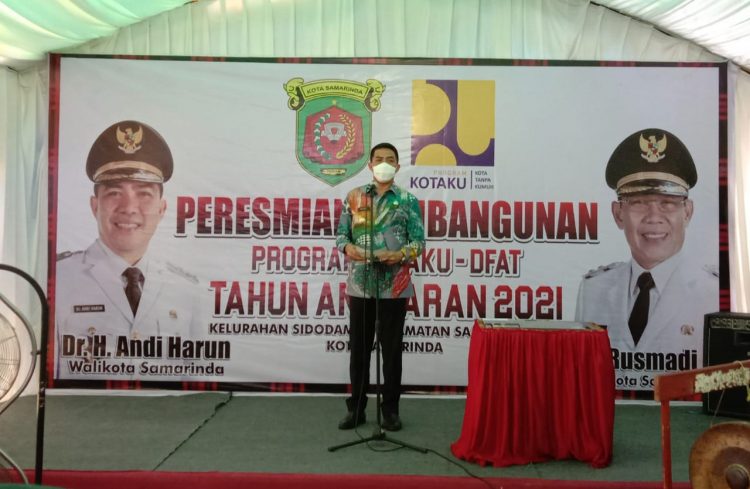 Andi Harun Resmikan Program KOTAKU, Berharap Berkurangnya Pemukiman Kumuh di Samarinda
