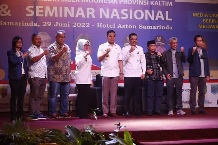 Wali Kota Samarinda Hadiri Pelantikan JMSI Kaltim, Andi Harun : Media Mitra Strategis Pemerintah