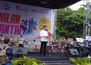 Semarakkan HUT Kota Samarinda, Pemkot Samarinda Adakan Jalan Santai, dihadirinya Ribuan Masyarakat