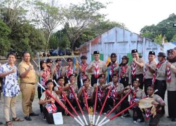Regu Pramuka Samarinda Tutup Lomba Penggalang Daerah Diposisi 5 Besar