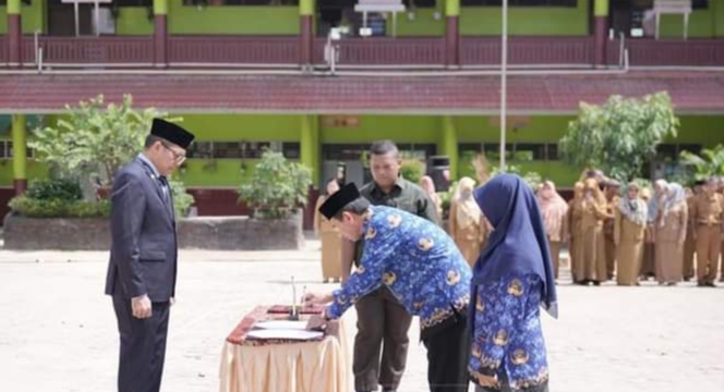 Lantik 25 Kepala Sekolah, Andi Harun: Mari Menjaga Keihklasan sebagai Mesin Utama Penggerak Potensi
