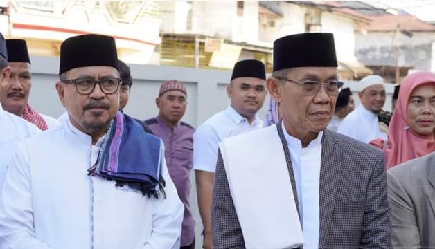 Shalat Idul Adha di Masjid Raya, Wawali Serahkan Hewan Kurban