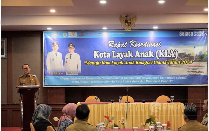 Rusmadi Buka Rakor “Samarinda Menuju Kota Layak Anak Kategori Utama Tahun 2024”
