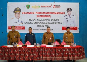 Pj Bupati PPU Buka Musrenbang Kecamatan Babulu, Minta Segera Tentukan Skala Prioritas Pembangunan