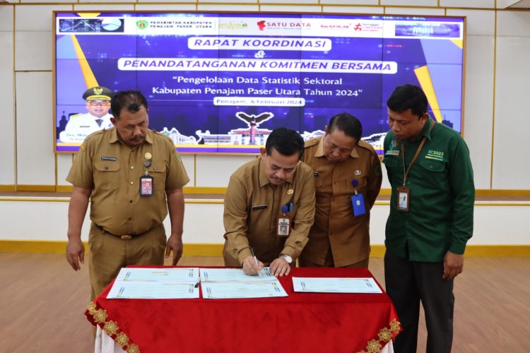 Sekda PPU Buka Rakor Pengelolaan Data Statistik, Tekankan Data Berkualitas Sebagai Bahan Perencanaan dan Pembangunan