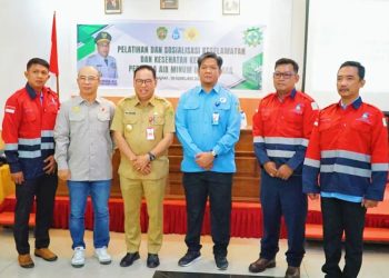 Pj Bupati PPU Makmur Marbun Buka Diklat K3 Perumda Air Minum Danum Taka