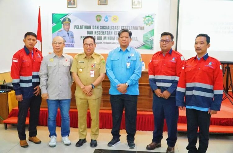 Pj Bupati PPU Makmur Marbun Buka Diklat K3 Perumda Air Minum Danum Taka