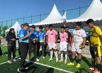 Pj Bupati Makmur Marbun Buka Mini Soccer KONI Cup untuk Pelajar SMA/SMK se-PPU