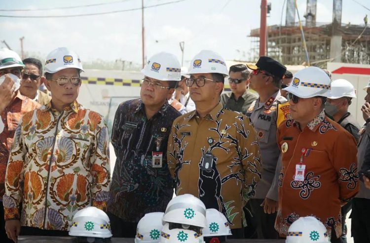 Pj Bupati PPU Dampingi Mendagri Tinjau Kemajuan Pembangunan Istana Presiden di IKN