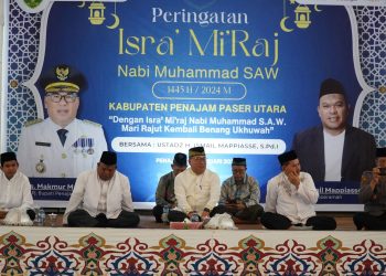 Pj Bupati PPU Hadiri Peringatan Isra Mi’raj, Ajak Suburkan Nilai Keteladanan Nabi Muhammad SAW