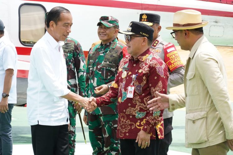 IKN Makin Siap, Pj Bupati PPU Dampingi Presiden Jokowi Groundbreaking Tiga Proyek Bank