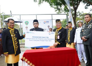 Pj Gubernur Kaltim Resmikan Penangkaran Rusa Sambar Milik Pemda PPU