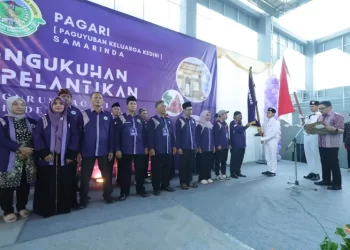 Hadiri Pengukuhan Paguyuban Keluarga Kediri, Andi Harun Berharap Warga Kediri Berpartisipasi Aktif Pembangunan Kota Samarinda