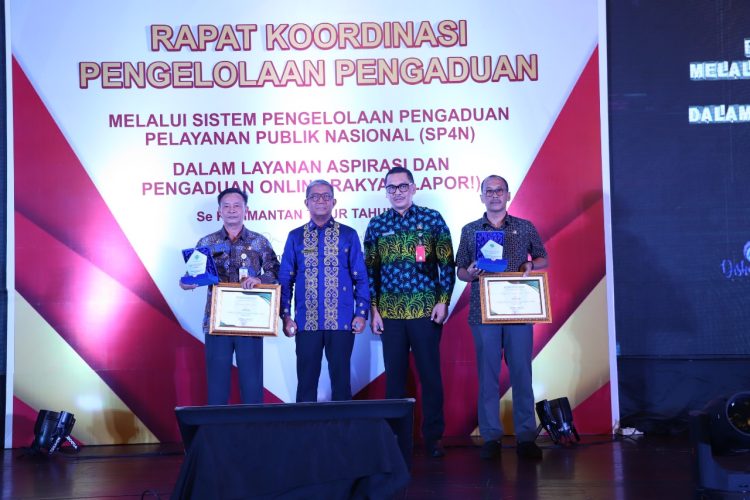 Pemkab PPU Raih Penghargaan Terbaik Kedua SP4N LAPOR Kaltim