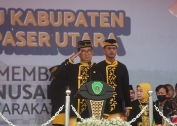 Pj Gubernur Kaltim Akmal Malik Pimpin Upacara Peringatan HUT Ke-22 PPU