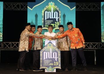 Ditandai Penekanan Tombol, Pj Bupati Makmur Marbun Resmi Buka MTQ Ke-19 PPU