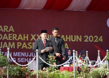 Upacara Peringatan Hari Otonomi Daerah, Sekda Tohar: Tumbuhnya Pusat Ekonomi Baru