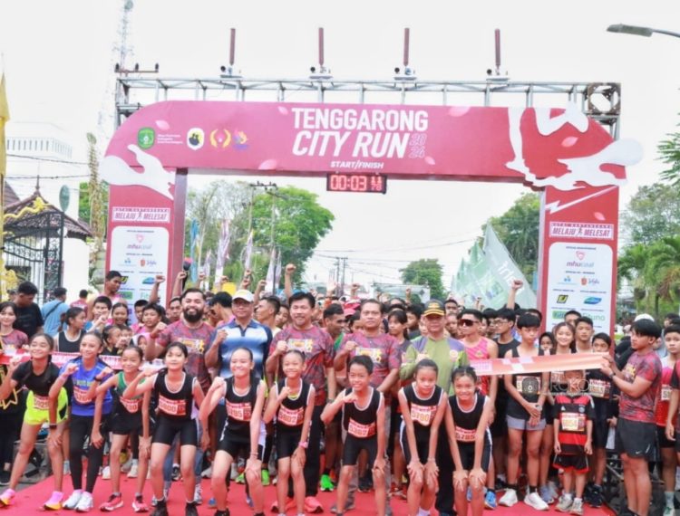 1.600 peserta Tenggarong City Run 2024 (dok.Prokom Kukar/Linimasa.co)