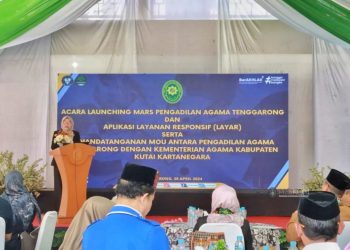 Pengadilan Agama Tenggarong, launching aplikasi LAYAR (dok.Prokom Kukar/Linimasa.co)