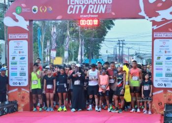 Outfit unik Tenggarong City Run 2024 (dok.Prokom Kukar/Linimasa.co)