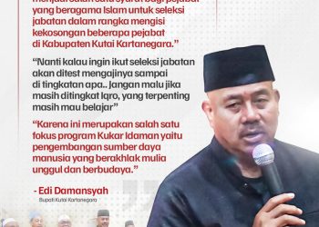 Bupati Kukar, Edi Damansyah (Foto Ist/Linimasa.co)