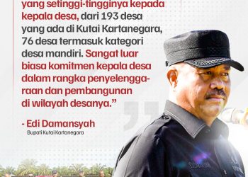 Bupati Kukar, Edi Damansyah (dok.Prokom Kukar/Linimasa.co)