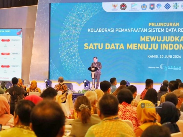 Peluncuran Sistem Satu Data Regsosek Menuju Indonesia Emas 2045 (dok.Prokom Kukar/Linimasa.co)