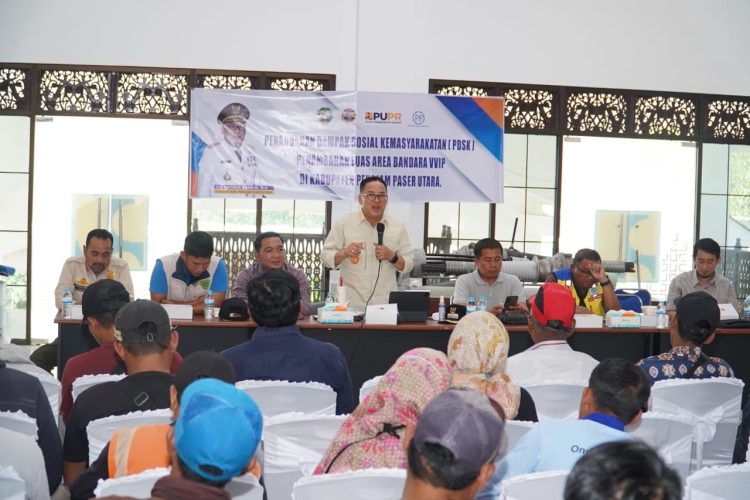 Pemkab PPU Sosialisasikan Dampak Sosial Kemasyarakatan Penambahan Luasan Area Bandara VVIP