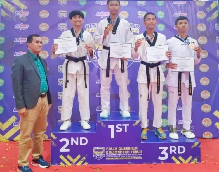 Para Juara Taekwondo tingkat Provinsi Kaltim 2024 (dok.Prokom Kukar/Linimasa.co)