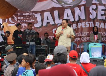 Hadiri Jalan Sehat, Marbun : ” UMKM Wajib Memperoleh Tempat Terbaik dan Perhatian Khusus”