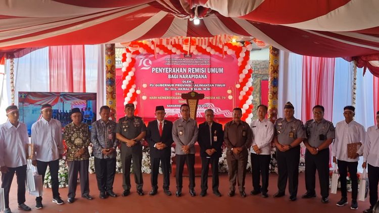 Sebanyak 9.597 Narapidana di Kaltim dan Kaltara Terima Remisi HUT Kemerdekaan ke-79