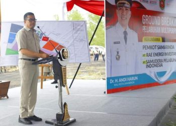 Andi Harun Hadiri Groundbreaking Pelabuhan Multipurpose di Bukuan Samarinda