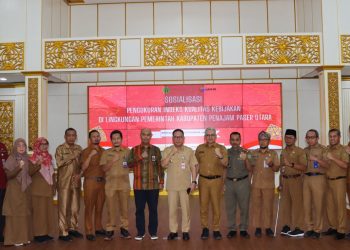 Pj Bupati PPU Buka Sosialisasi Pengukuran Indeks Kualitas Kebijakan Daerah