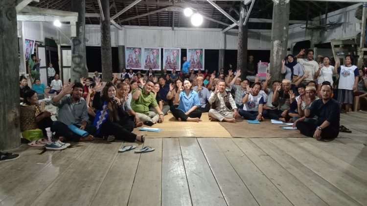 Pasangan MANIS Kampanye di Long Lunuq: Janji Perkuat SDM dan Ekonomi Kerakyatan untuk Mahakam Ulu