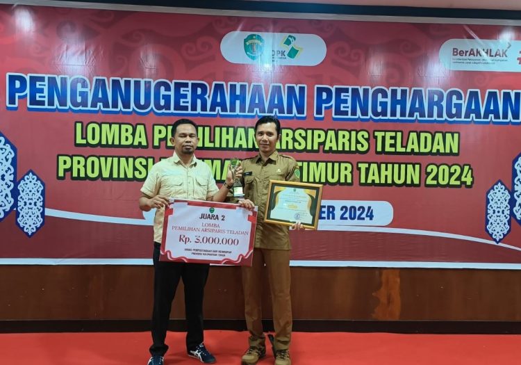 Dispusip PPU Raih Juara II Lomba Arsiparis Teladan Kaltim 2024