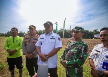 Pemkab PPU Sinergi dengan TNI-Polri, Gelar Penanaman Jagung Perdana di Desa Gunung Mulia