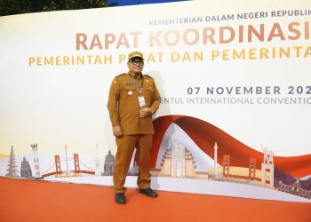 Pj Bupati PPU Hadiri Rakornas Pemerintah Pusat dan Daerah yang Dibuka Presiden Prabowo di SICC Sentul