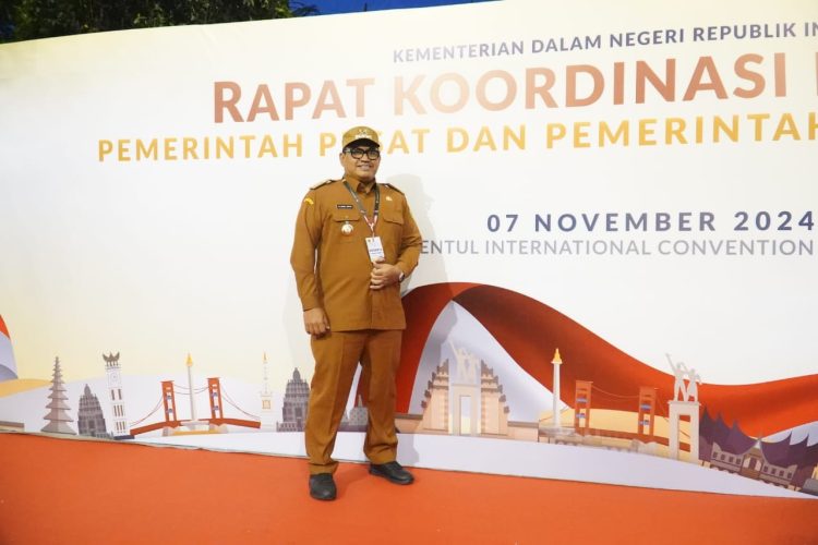Pj Bupati PPU Hadiri Rakornas Pemerintah Pusat dan Daerah yang Dibuka Presiden Prabowo di SICC Sentul